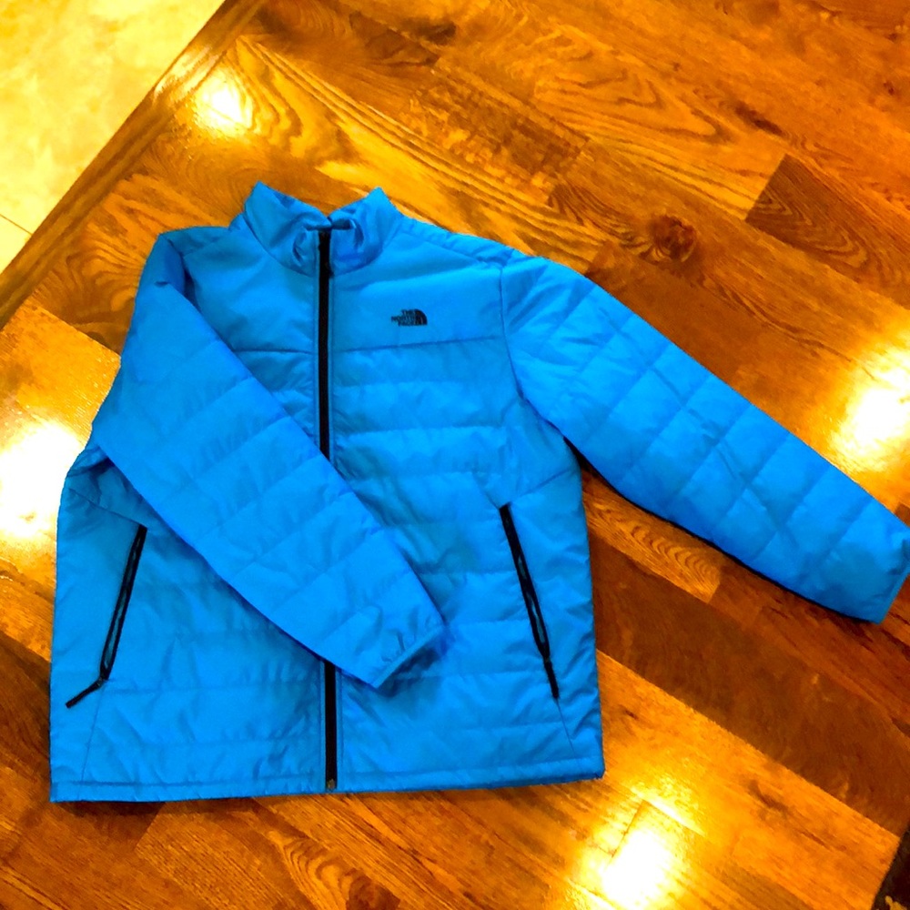 NorthFace Blue Thermoball Puffer Jacket (Worn 1x!)